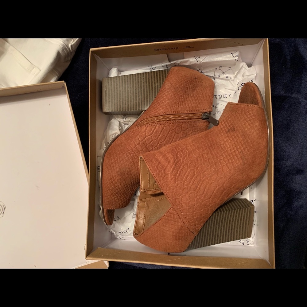 Heeled booties size 9